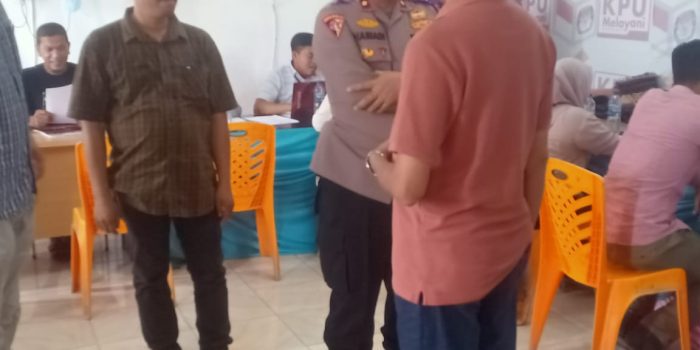 Kabag Ops Polres Aceh Timur Pantau Kegiatan Seleksi Wawancara Calon Anggota PPS