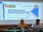 LPPM UNIMMA Gelar Workshop Penyusunan Penelitian DRTPM Pendanaan 2023