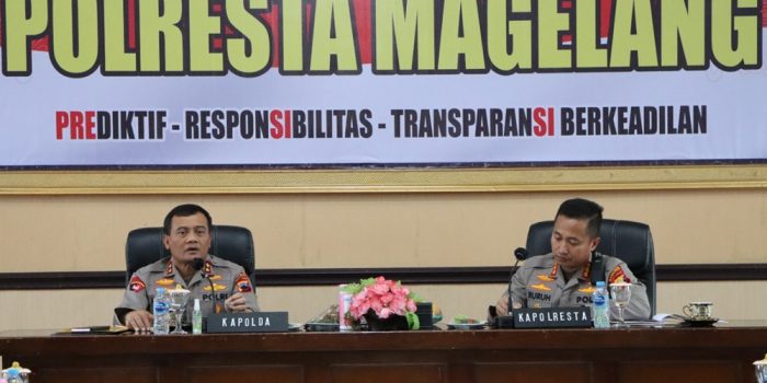 Kunjungi Polresta Magelang, Begini Arahan Kapolda Jateng