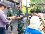 Sinergitas TNI-Polri, Anggota Koramil dan Polsek Windusari Kerja Bakti Pembangunan Masjid