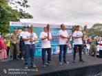 Ribuan Peserta Jalan Sehat 25 Tahun BUMN Kolaborasi Dilepas Bupati Lahat