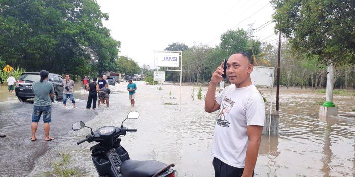 Akses Jalan Lumpuh Rumah Warga Terendam Banjir Tokoh Adat Mogo Pak Tubaba, Geram