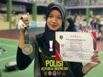 Berlaga di Piala KASAD, Larasati Polwan Polres OKU Selatan Raih Medali Perak