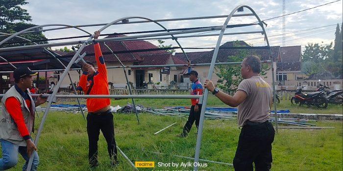 Antisipasi Banjir Susulan, Pemda OKU Selatan dan Polres Dirikan Posko di Polsek Muaradua