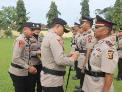 Kapolres OKU Selatan Pimpin Sertijab Tiga Kasat dan Dua Kapolsek