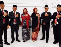 Lima Anggota KPU Pangandaran Dilantik, Muhtadin Kembali Terpilih Jadi Ketua