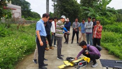 Indonesia-Korea Petakan Wilayah Pesisir dengan VTOL Fixed-Wing Drone