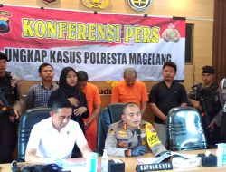 Bawa Kabur Motor, Pria Asal Dukun Diringkus Satreskrim Polresta Magelang