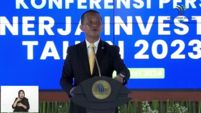 BKPM Realisasi Investasi 2023 Capai Rp1.418,9 Triliun