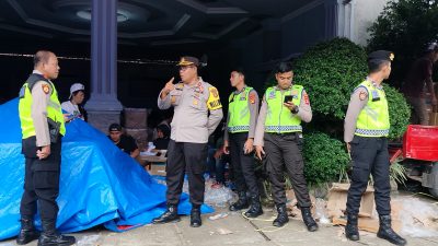 Pastikan Pengamanan Pelipatan Surat Suara Wakapolres OKU Selatan Cek Lokasi