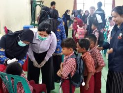 400 Anak di Desa Kalikuto Ikuti Sub PIN Polio dari Puskesmas Grabag I