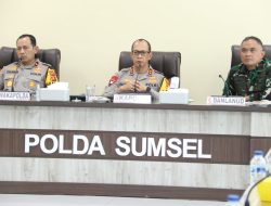Kapolda Sumsel Pimpin Rapat Penempatan Pasukan Pengamanan TPS