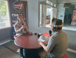 Talk Show di Radio, Cara SDM Polda Sumsel Tarik Minat Generasi Muda Jadi Anggota Polri