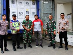 TNI-Polri Lakukan Pengamanan dan Pengawalan Distribusi Logistik Pemilu