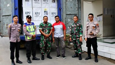 TNI-Polri Lakukan Pengamanan dan Pengawalan Distribusi Logistik Pemilu