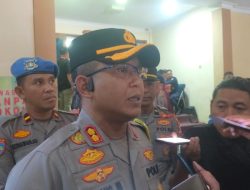 Puluhan Personel Polres Amankan Pleno Tingkat Kabupaten