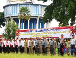 Kapolres Magelang Kota Pimpin Apel Gelar Pasukan Operasi Keselamatan Lalu Lintas Candi 2024
