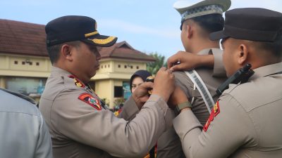 Kapolres OKU Selatan Pimpin Apel Gelar Pasukan Operasi Keselamatan Musi 2024