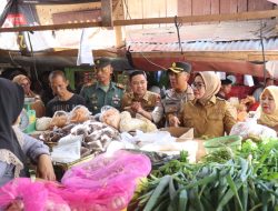 Pastikan Ketersedian Sembako Saat Bulan Ramadhan, Pemkab PALI Sidak Pasar Inpres Pendopo