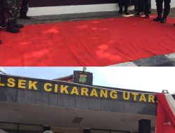 Kapolres Metro Bekasi Resmikan Perubahan dua Nama Baru Polsek di Wilayah Hukum Kabupaten Bekasi