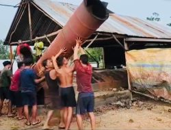 Luar Biasa Polsek Sanga Desa Polres Muba Bongkar 19 Tungku Penyulingan Minyak Illegal