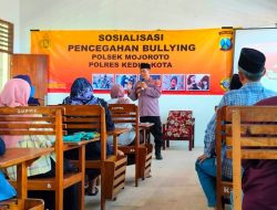 Polsek Mojoroto Gelar Sosialisasi Pencegahan Bullying