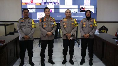 Lewat Zoom Meeting, Kapolresta Magelang Motivasi Anggota Sedang Sakit