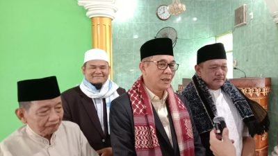 Laksanakan Sholat Idul Fitri 1445 H Bersama Wabup di Masjid Jami Bukit Tudung, Ini Pesan Bupati PALI