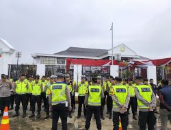 Polres PALI Laksanakan Pengamanan Peresmian Kantor Kejari Oleh Jaksa Agung RI