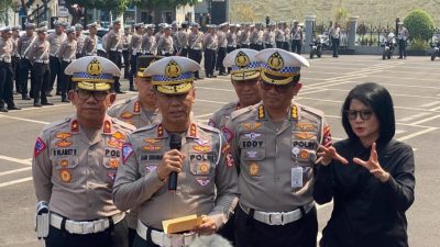 Kakorlantas Polri Lepas 2.446 Personel dan 310 Kendaraan Pengamanan World Water Forum ke-10