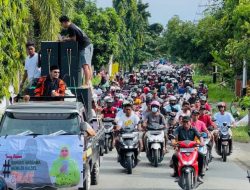 Kembalikan Formulir Ke Tiga Parpol Bacabup Halsel Hj Eka Dahliani Dikawal Ribuan Relawan dan Simpatisan