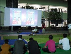 Beri Dukungan Timnas Indonesia, Rektor UNIMMA Nobar di Kampus