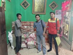 Peduli Banjir, PT TBP Salurkan Bantuan 200 Paket Sembako