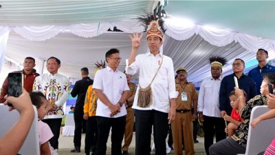 Presiden Jokowi Tinjau Vaksinasi Polio di Jayapura: Upaya Maksimal Lindungi Anak Indonesia