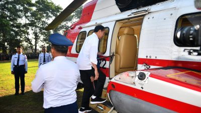 Hari Kedua di Lampung, Presiden Jokowi Kunjungi RSUD Lampung Barat dan Tinjau Panen Kopi