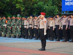 Polres Metro Bekasi gelar Upacara Hari Bhayangkara Ke-78 dan Korp Raport Kenaikan Pangkat Personil