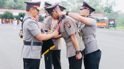 Kapolda Sumsel Irjen A Rachmad Wibowo Lantik 167 Bintara Polri Lulusan Pendidikan Pembentukan di SPN Betung