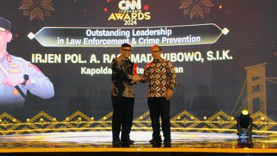 Kapolda Sumatra Selatan Sabet Penghargaan Bergengsi di Ajang CNN Award 2024