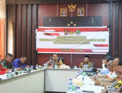 Bahas Kesiapan Hadapi Bencana Alam dan Karhutla,Polres PALI Adakan Rapat Koordinasi