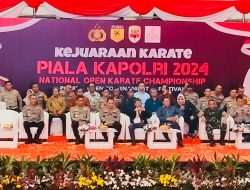 Tim Karate Polda Sumsel Sabet 12 Emas, 7 Perak dan 4 Perunggu di Kejuaraan Karate Piala Kapolri 2024