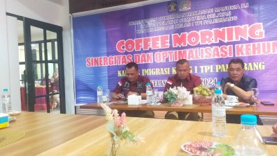 Kemenkumham Sumsel Gelar Coffee Morning Bersama Wartawan