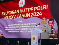 Diulang Tahun ke -25 PP Polri tahun 2024, Kapolda Sumsel Ajak Keluarga Besar Dukung Program Polri Presisi