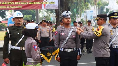 Personel Gabungan  Diterjunkan Dalam Pengamanan Pilkada 2024 Kota Magelang