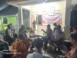 Sambangi Binsiskamling, Kapolsek Cikarang Pusat gelar Ngopi Kamtibmas bersama Masyarakat