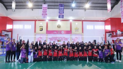 Luar Biasa Tim Volly Bhayangkari Sumsel Raih Juara 1 Zona 2