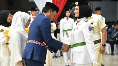 40 Orang Paskibraka OKI Siap Kibarkan Sang Merah Putih