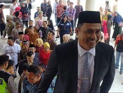 Abusama Bakal Calon Bupati OKU Selatan Hadiri Pelantikan Anggota DPRD