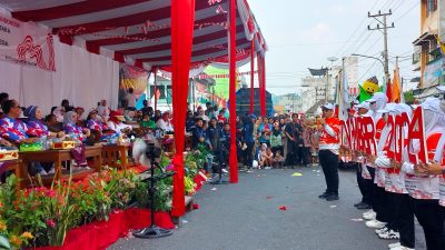 Pawai Pembangunan HUT RI Ke-79, KPU OKU Selatan Ingatkan Masyarakat Tidak Golput