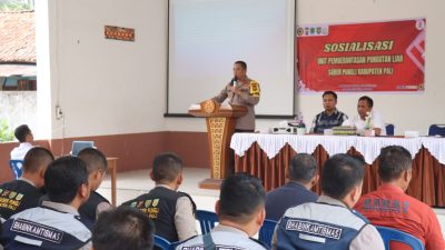 Polres PALI Gelar Sosialisasi Pemberantasan Pungli di Aula Kantor Camat Penukal,Ini Tujuannya