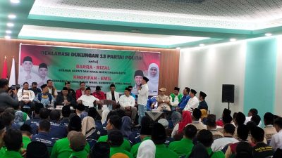 13 Parpol Deklarasi Dukung Gus Barra di Pilkada 2024